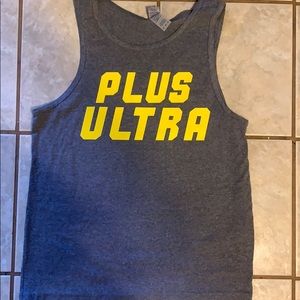 ‘Plus Ultra’ unisex vinyl tank (My Hero Academia)